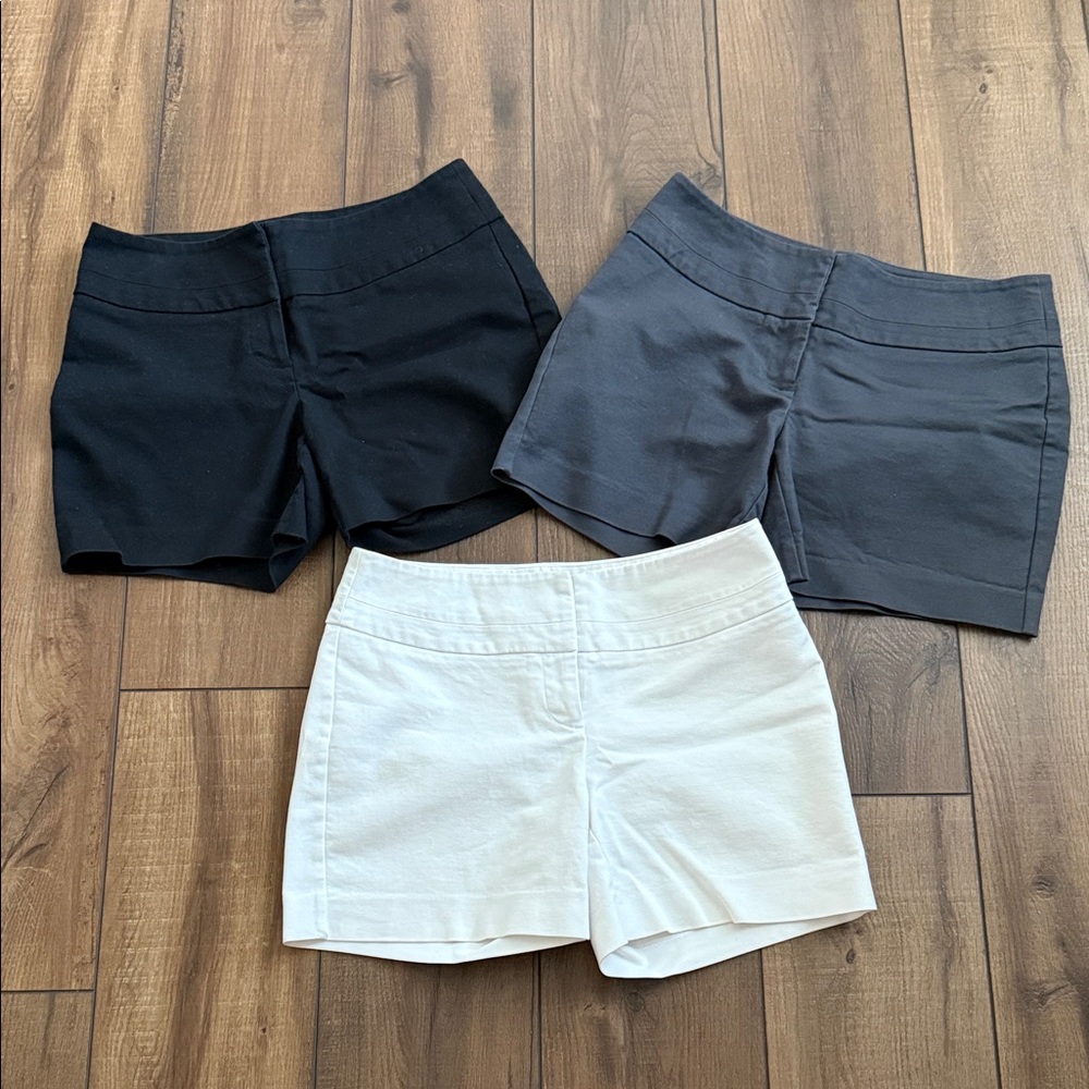 Apt 9 Essentials Women's Classic Shorts - Black, Gray, and White